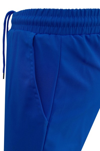U378  Custom made dark blue sweatpants design rubber band trouser head sweatpants running sweatpants franchise store detail view-3